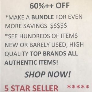 - All items on SALE! Original designer!